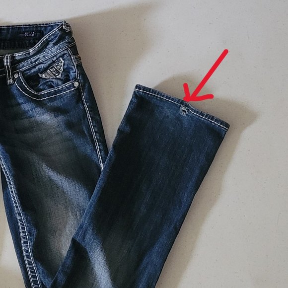 Vigoss The Chelsea Slim Bootcut Women's sz 3/4 length 33 - Picture 3 of 9